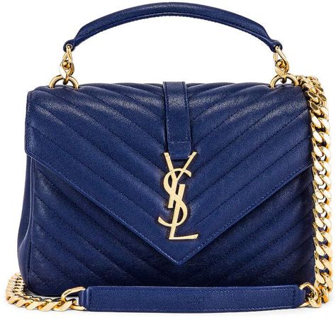 ysl bags blue|navy blue ysl bag.